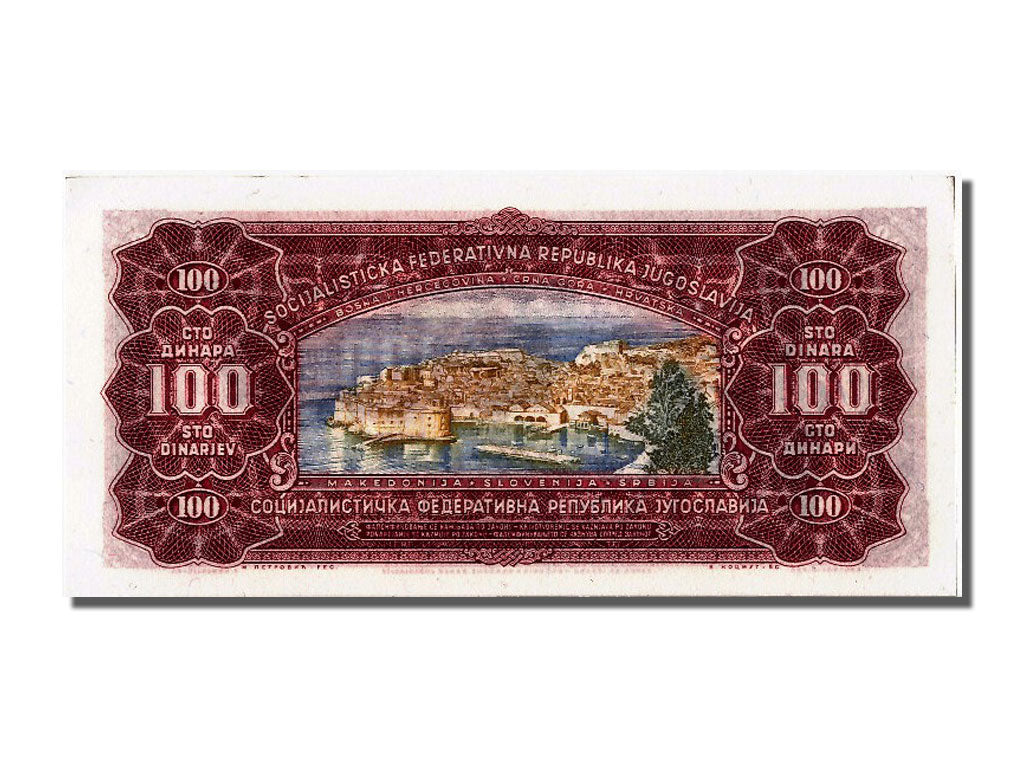 Yugoslavia, 100 Dinara, 1963, KM #73a, 1963-05-01, UNC(63), AA 006808