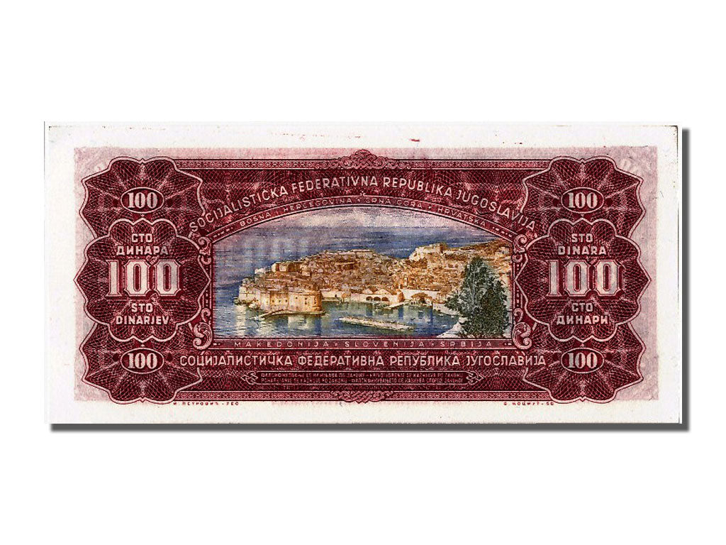 Yugoslavia, 100 Dinara, 1963, KM #73a, 1963-05-01, UNC(63), AA 006807