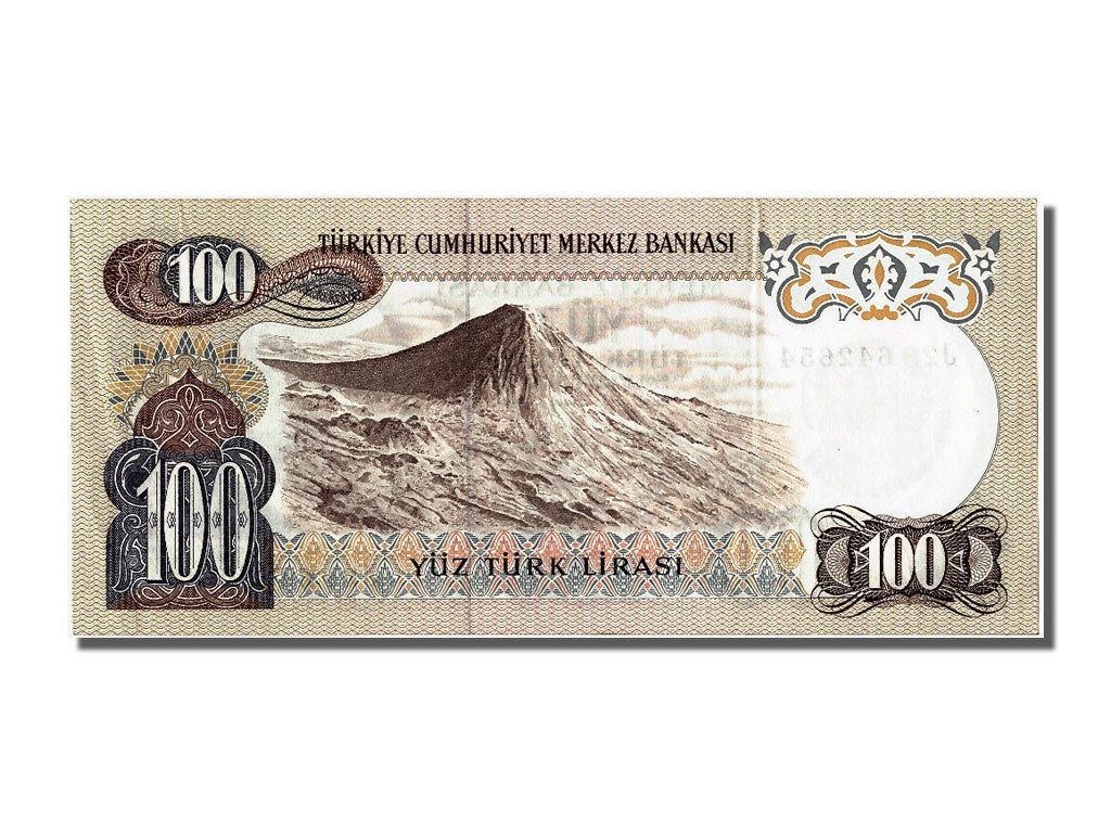 Turkey, 100 Lira, 1970, KM #189a, UNC(65-70), J28 642654