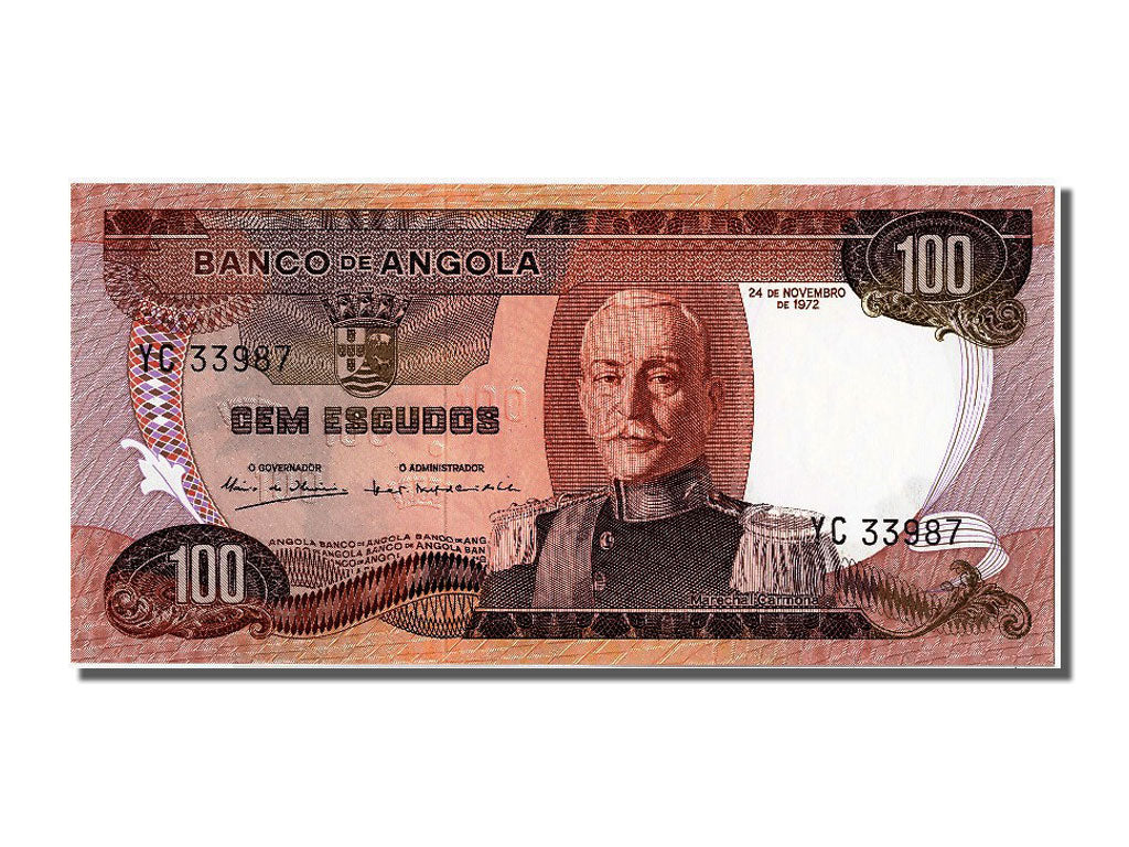 Billete, 100 Escudos, 1972, Angola, 1972-11-24, UNC