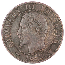 FRANCE, Napoléon III, 5 Centimes, 1853, Lille, KM #777.7, VF(20-25), Bronze, 2..