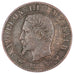 FRANCE, Napoléon III, 5 Centimes, 1853, Lille, KM #777.7, VF(20-25), Bronze, 2..