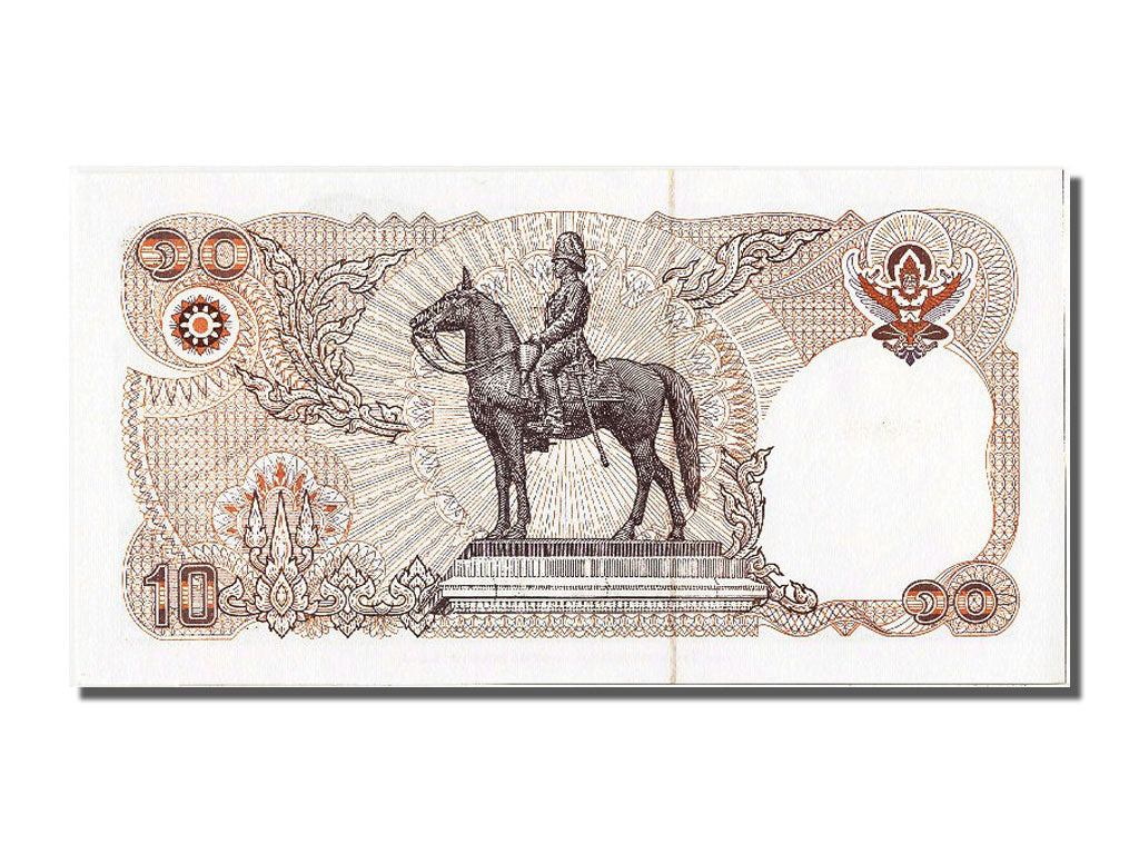 Billete, 10 Baht, Tailandia, UNC