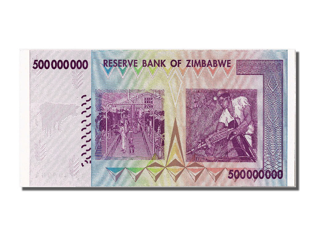 Zimbabwe, 500 Million Dollars, 2008, KM #82, 2008-12-12, UNC(63), AB2204903
