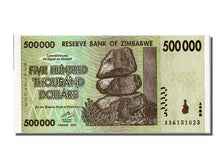 Billete, 500,000 Dollars, 2008, Zimbabue, UNC