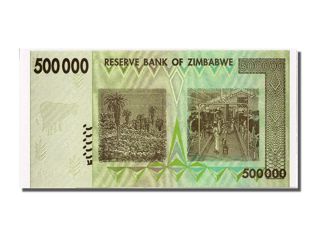 Banknote, Zimbabwe, 500,000 Dollars, 2008, 2008-11-05, UNC(65-70)