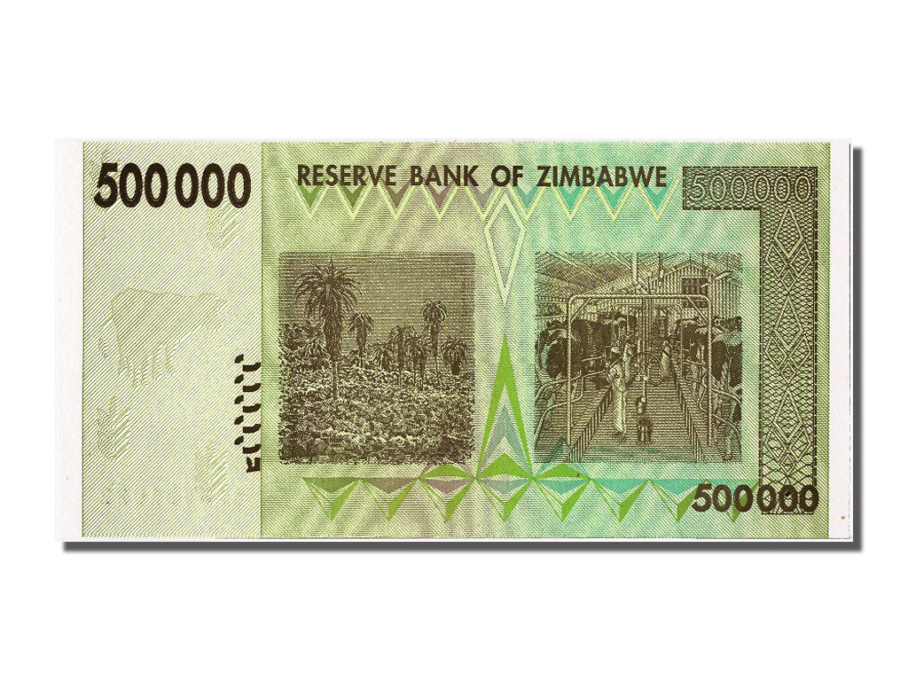 Banknote, Zimbabwe, 500,000 Dollars, 2008, 2008-11-05, UNC(65-70)