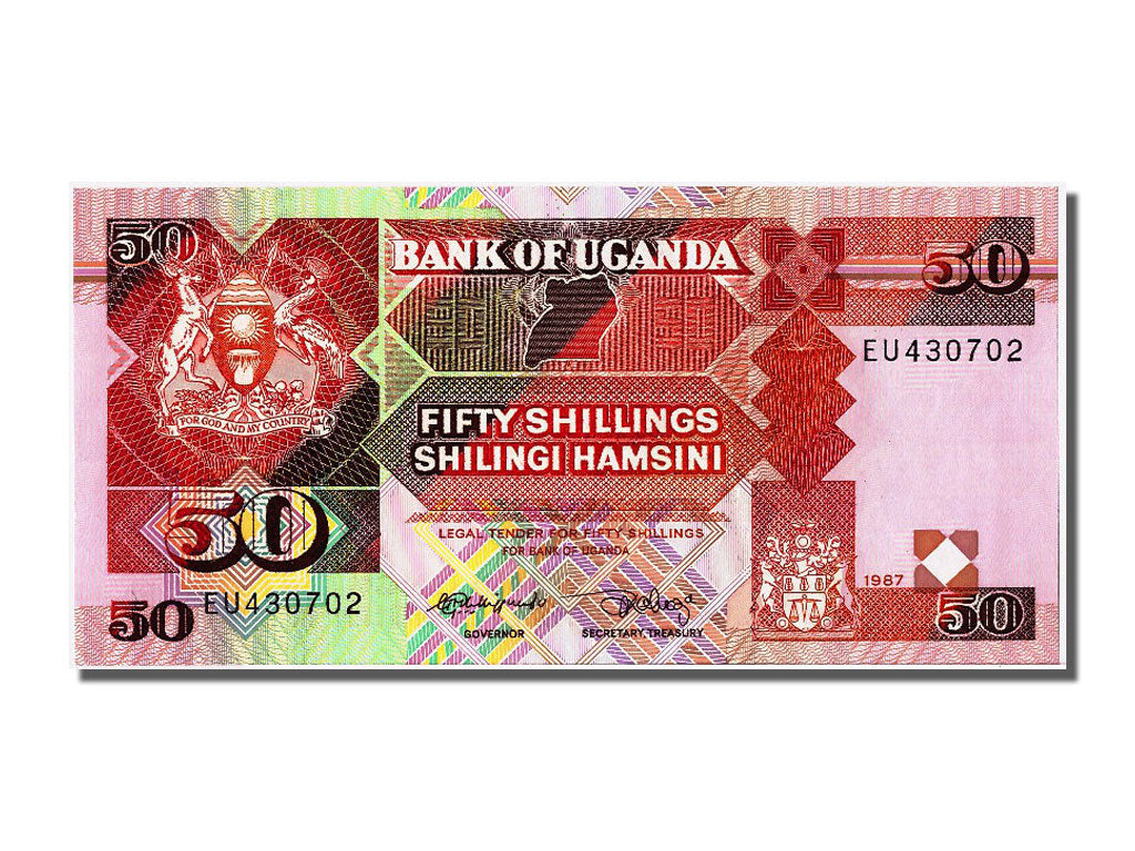 Banconote, Uganda, 50 Shillings, 1987, FDS