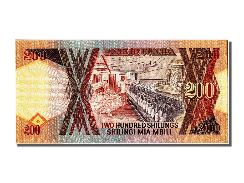 Billete, 200 Shillings, 1998, Uganda, UNC