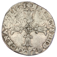FRANCE, 1/4 Ecu, 1605, Bayonne, VF(20-25), Silver, Sombart #4686, 9.41