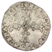 FRANCE, 1/4 Ecu, 1605, Bayonne, VF(20-25), Silver, Sombart #4686, 9.41