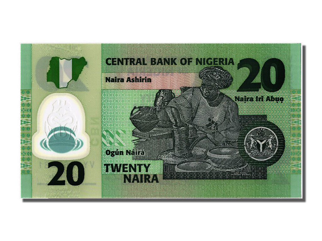 Banconote, Nigeria, 20 Naira, 2007, FDS