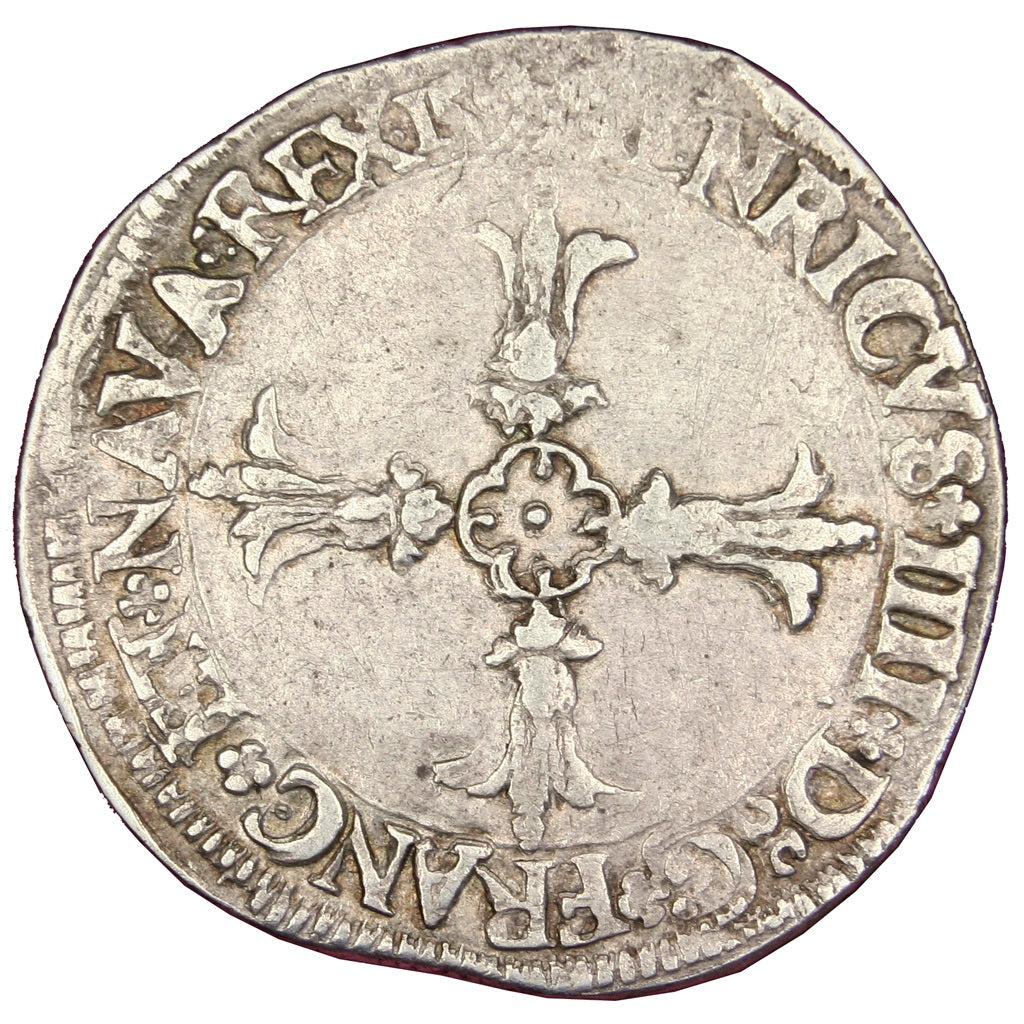 FRANCE, 1/4 Ecu, Bordeaux, EF(40-45), Silver, Sombart #4686, 9.44