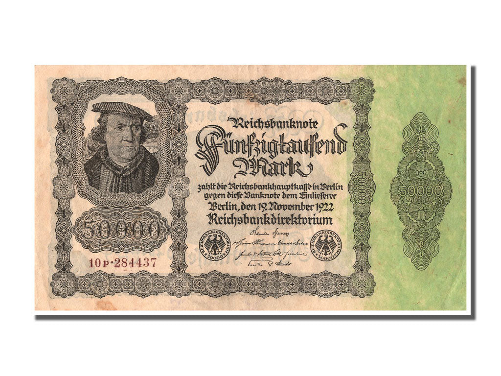 Banknote, Germany, 50,000 Mark, 1922, 1922-11-19, EF(40-45)