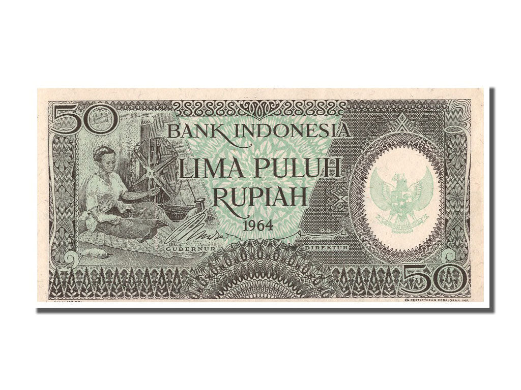 Billete, 50 Rupiah, 1964, Indonesia, SC