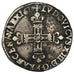 FRANCE, 1/4 Écu à la croix, 1/4 ECU, 1613, Bayonne, KM #47.11, VF(30-35), Silver