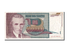 Yugoslavia, 5,000,000 Dinara, 1993, KM #121, EF(40-45), AE 9775471
