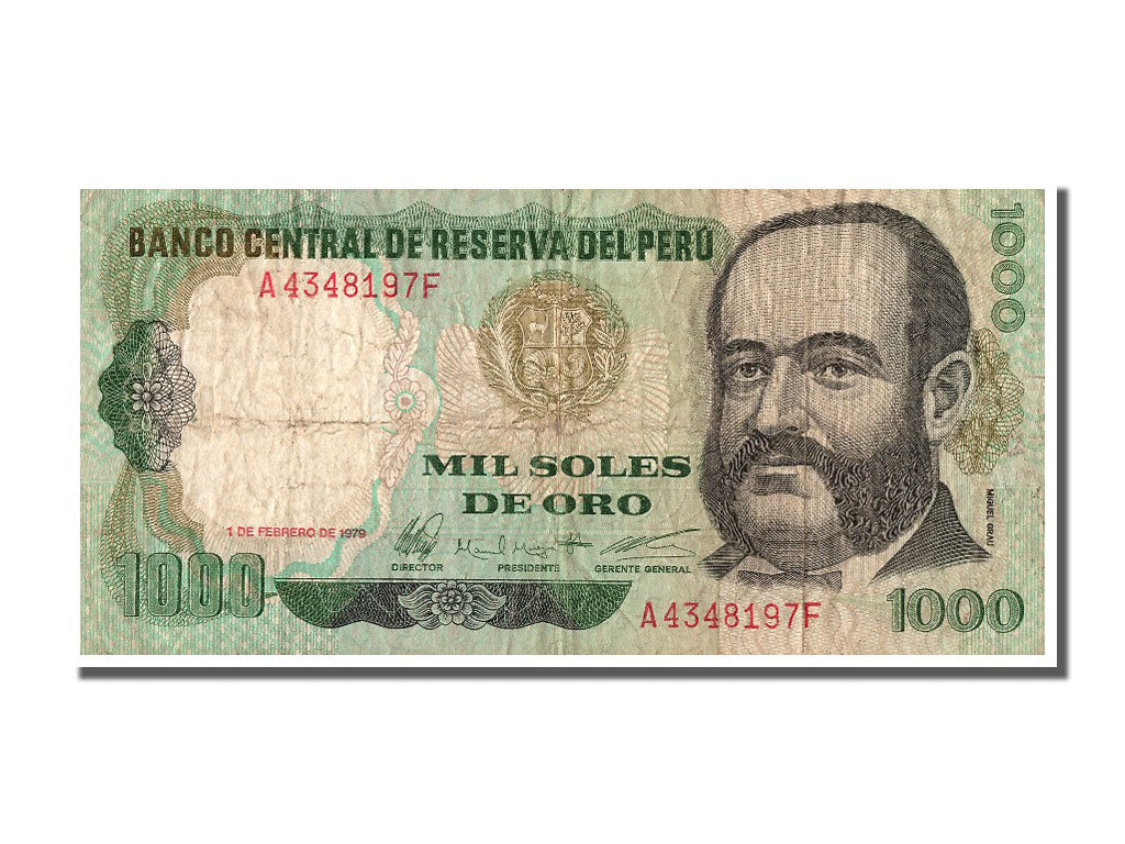 Peru, 1000 Soles de Oro, 1979, KM #118, 1979-02-01, VF(20-25), A4348197F