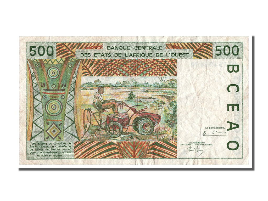 West African States, 500 Francs, KM #110Ae, EF(40-45), A 9515490460