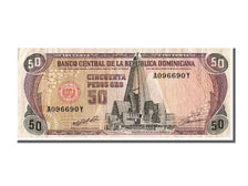 Dominican Republic, 50 Pesos Oro, 1991, KM #135a, EF(40-45), A096690Y