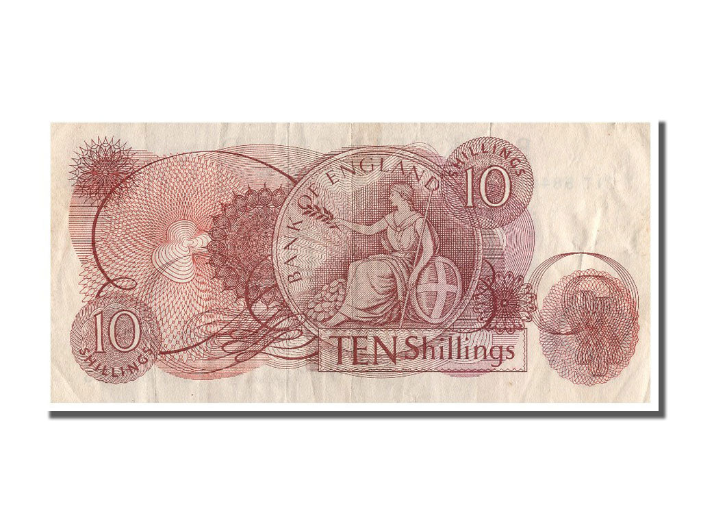 Billete, 10 Shillings, Gran Bretaña, MBC+
