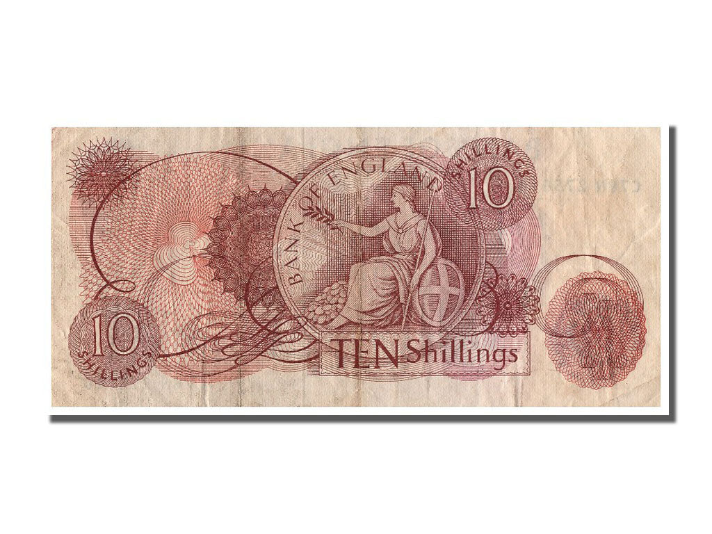 Biljet, Groot Bretagne, 10 Shillings, TTB