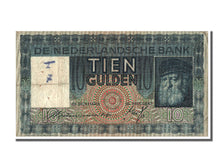 Netherlands, 10 Gulden, 1935, KM #49, 1935-04-06, VF(20-25), EW O62468