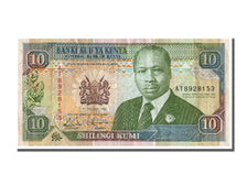 Banknote, Kenya, 10 Shillings, 1992, 1992-02-02, EF(40-45)