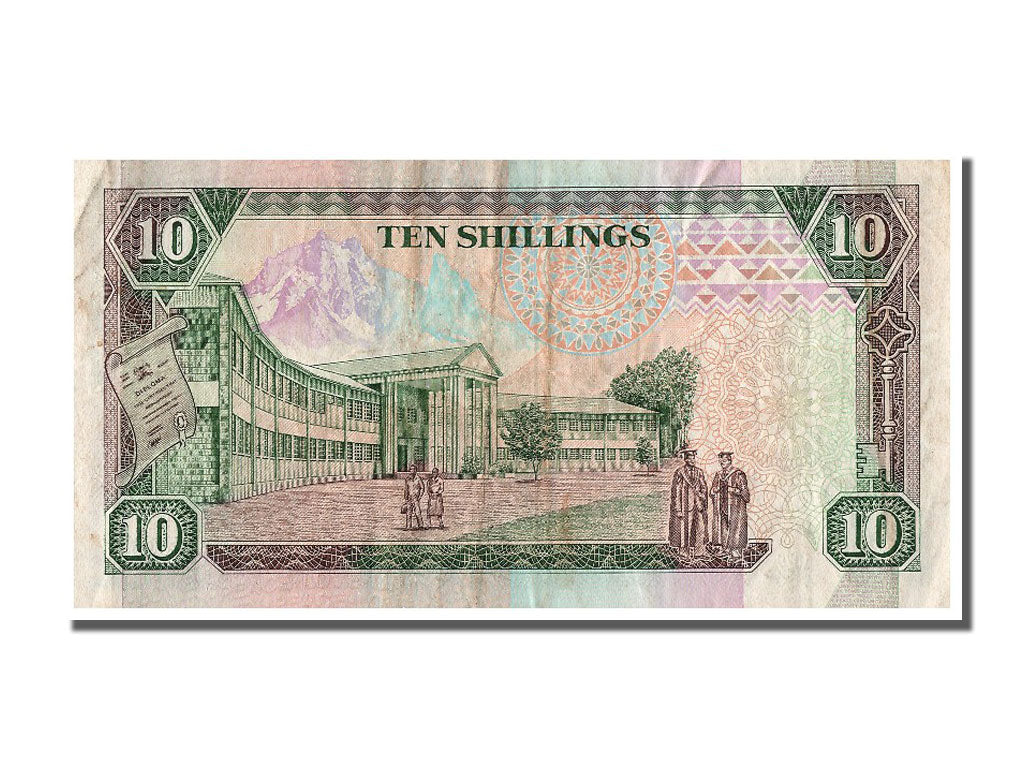 Banknote, Kenya, 10 Shillings, 1992, 1992-02-02, EF(40-45)