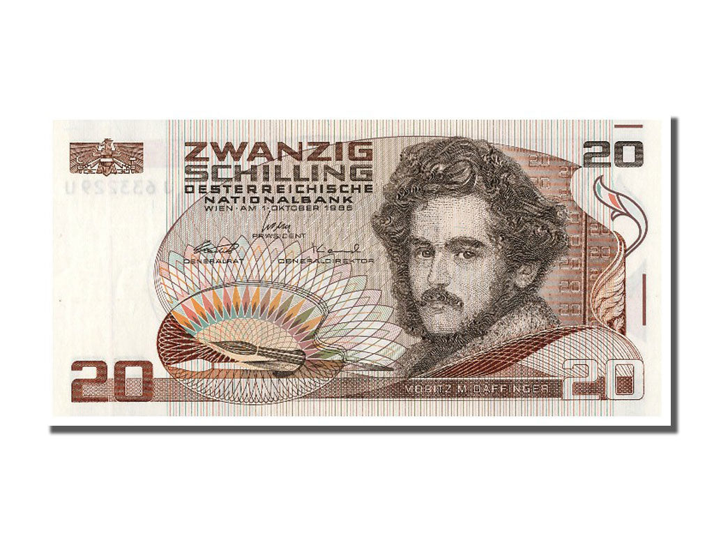Austria, 20 Schilling, 1986, KM #148, 1986-10-01, UNC(65-70), J 633229 U