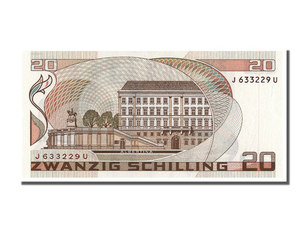 Austria, 20 Schilling, 1986, KM #148, 1986-10-01, UNC(65-70), J 633229 U