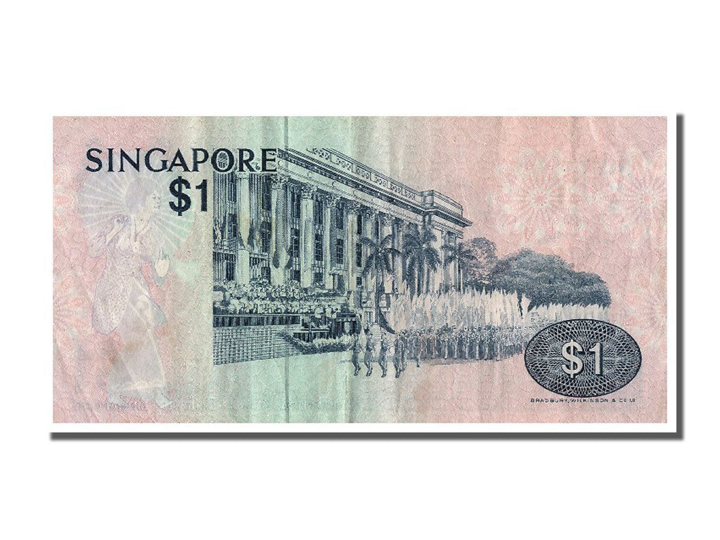 Singapore, 1 Dollar, KM #9, EF(40-45), G/16505489