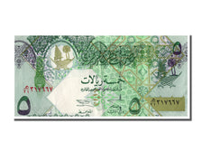 Qatar, 5 Riyals, KM #21, AU(55-58)