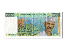 Djibouti, 10,000 Francs, 1999, KM #41, AU(55-58), U.001 13834
