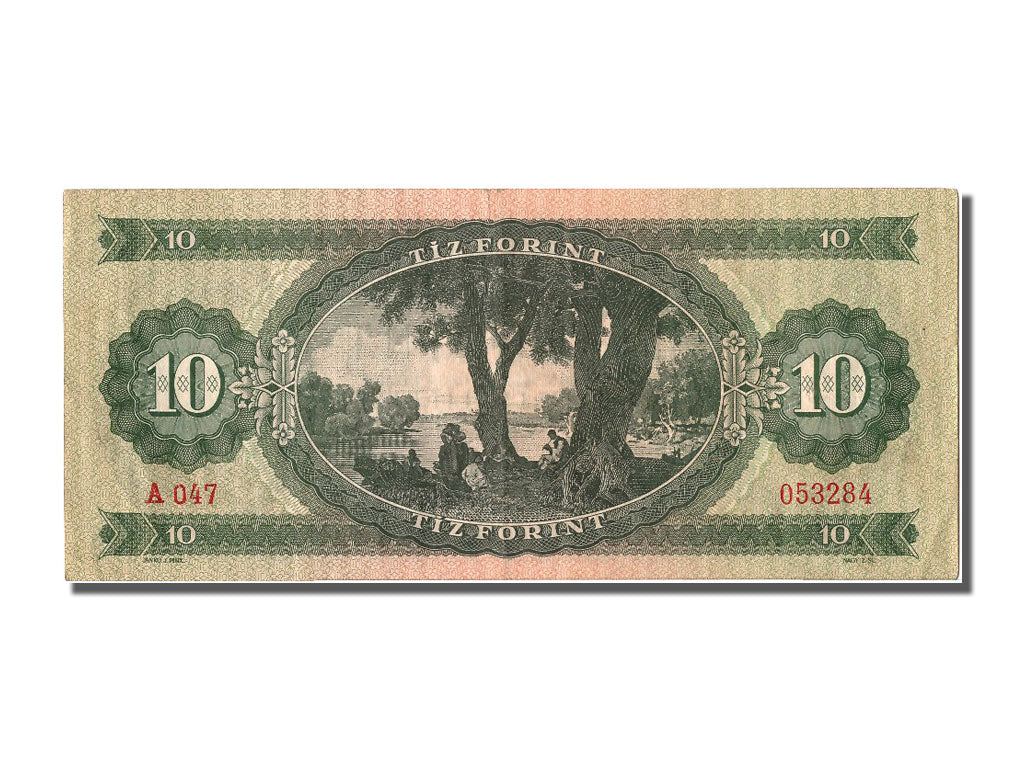 Hungary, 10 Forint, 1962, KM #168c, 1962-10-12, AU(55-58), A047 053284