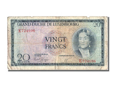 Luxembourg, 20 Francs, KM #49a, F(12-15), E724696