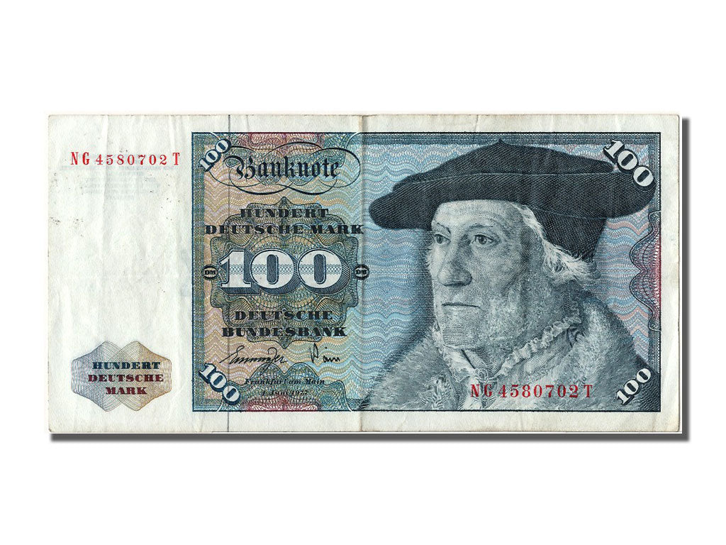 Banknote, GERMANY - FEDERAL REPUBLIC, 100 Deutsche Mark, 1977, 1977-06-01