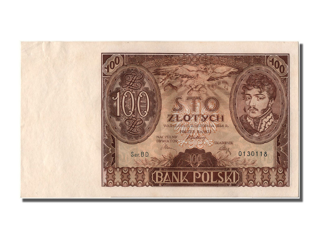 Polonia, 100 Zlotych, 1934, 1934-11-09, SPL