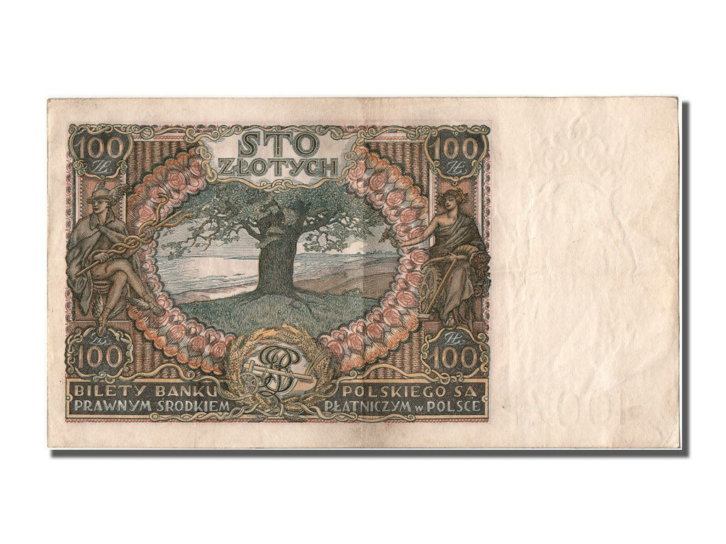 Banknote, Poland, 100 Zlotych, 1934, 1934-11-09, AU(50-53)