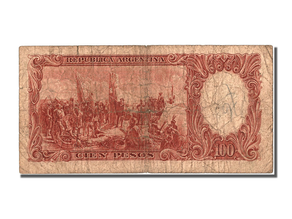 Argentina, 100 Pesos, KM #272a, VF(20-25), 00521377D