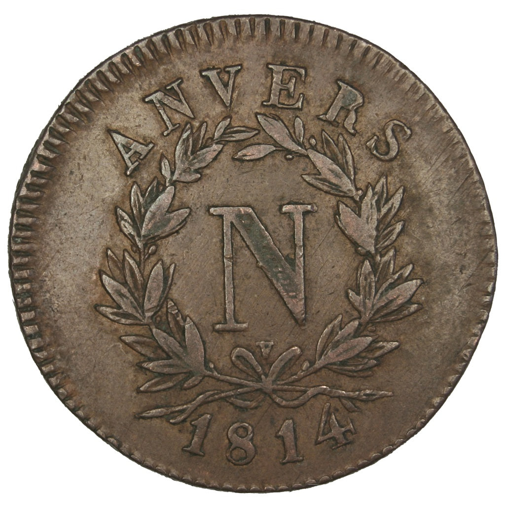 Premier Empire, Siège d'Anvers, 5 Centimes Napoléon Ier
