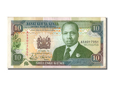 Banknote, Kenya, 10 Shillings, 1992, 1992-01-02, AU(50-53)