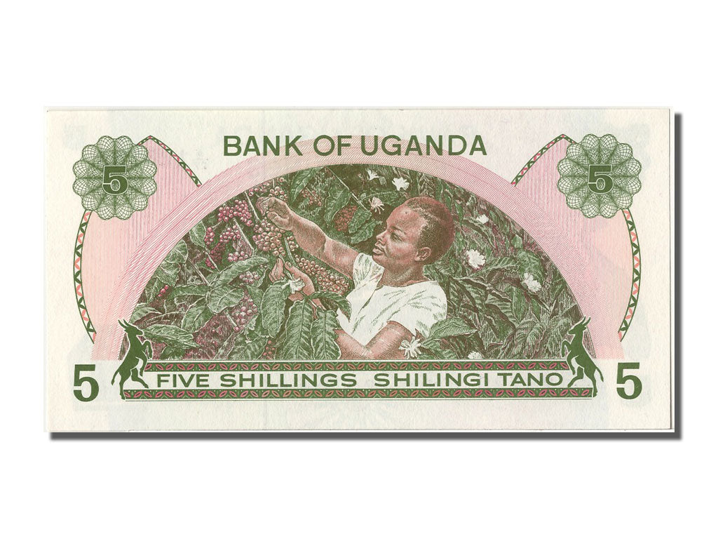 Biljet, Oeganda, 5 Shillings, NIEUW