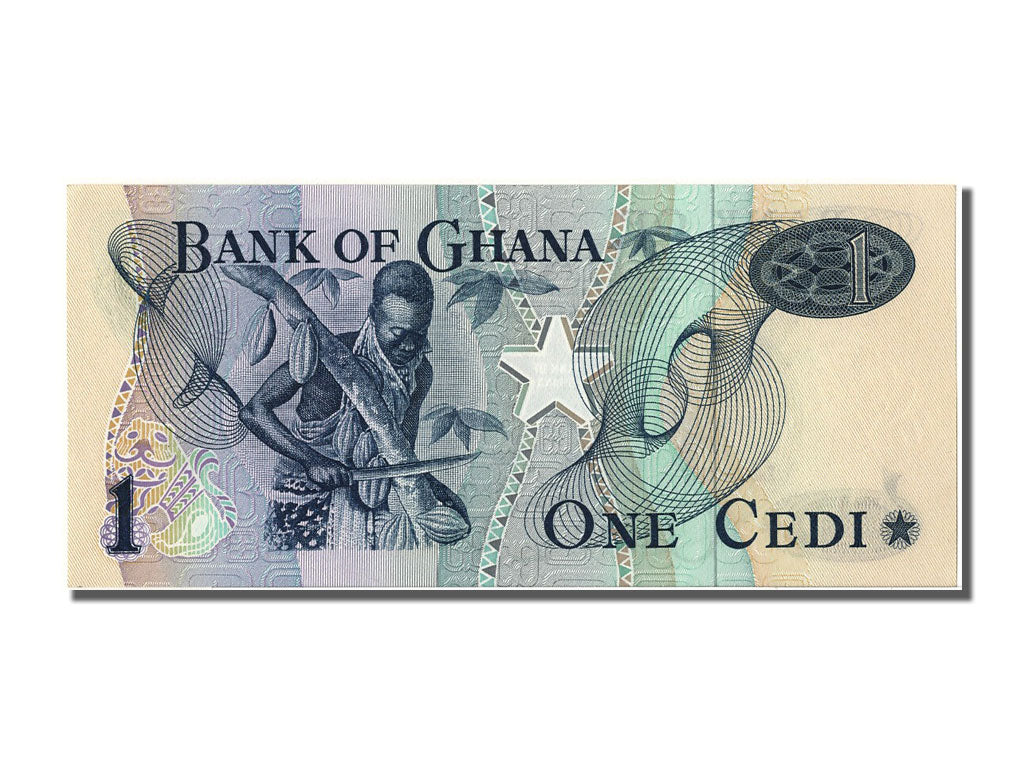 Banknote, Ghana, 1 Cedi, 1976, 1976-01-02, UNC(65-70)