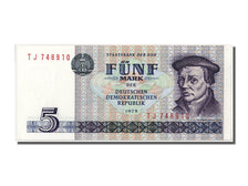 Billete, 5 Mark, 1975, República Democrática Alemana, UNC