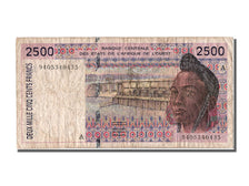 Western Africa, 2500 Francs, 1994, VF(20-25), A 9405340435