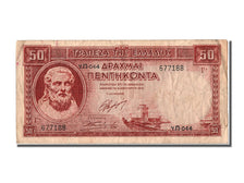 Greece, 50 Drachmai, 1941, KM #168a, 1941-01-01, EF(40-45), 677188