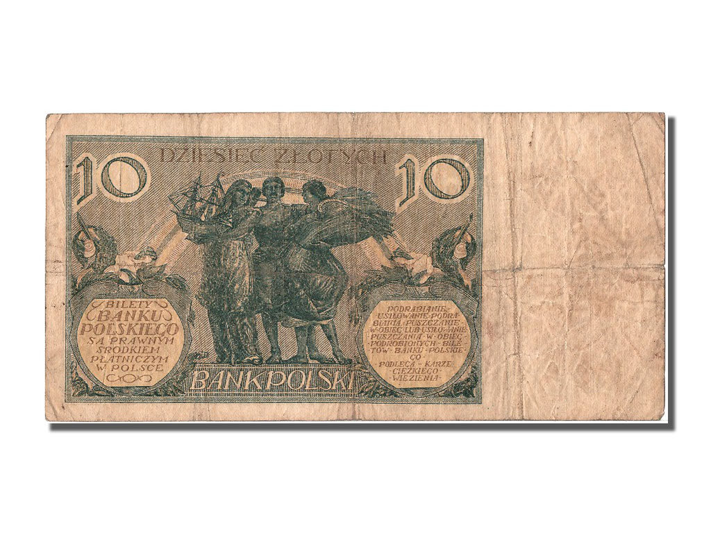 Polonia, 10 Zlotych, 1929, MB