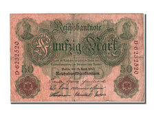 Banknote, Germany, 50 Mark, 1910, 1910-04-21, VF(20-25)