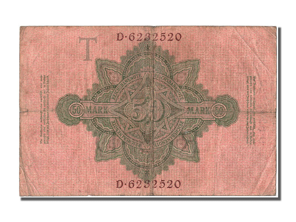 Banknote, Germany, 50 Mark, 1910, 1910-04-21, VF(20-25)